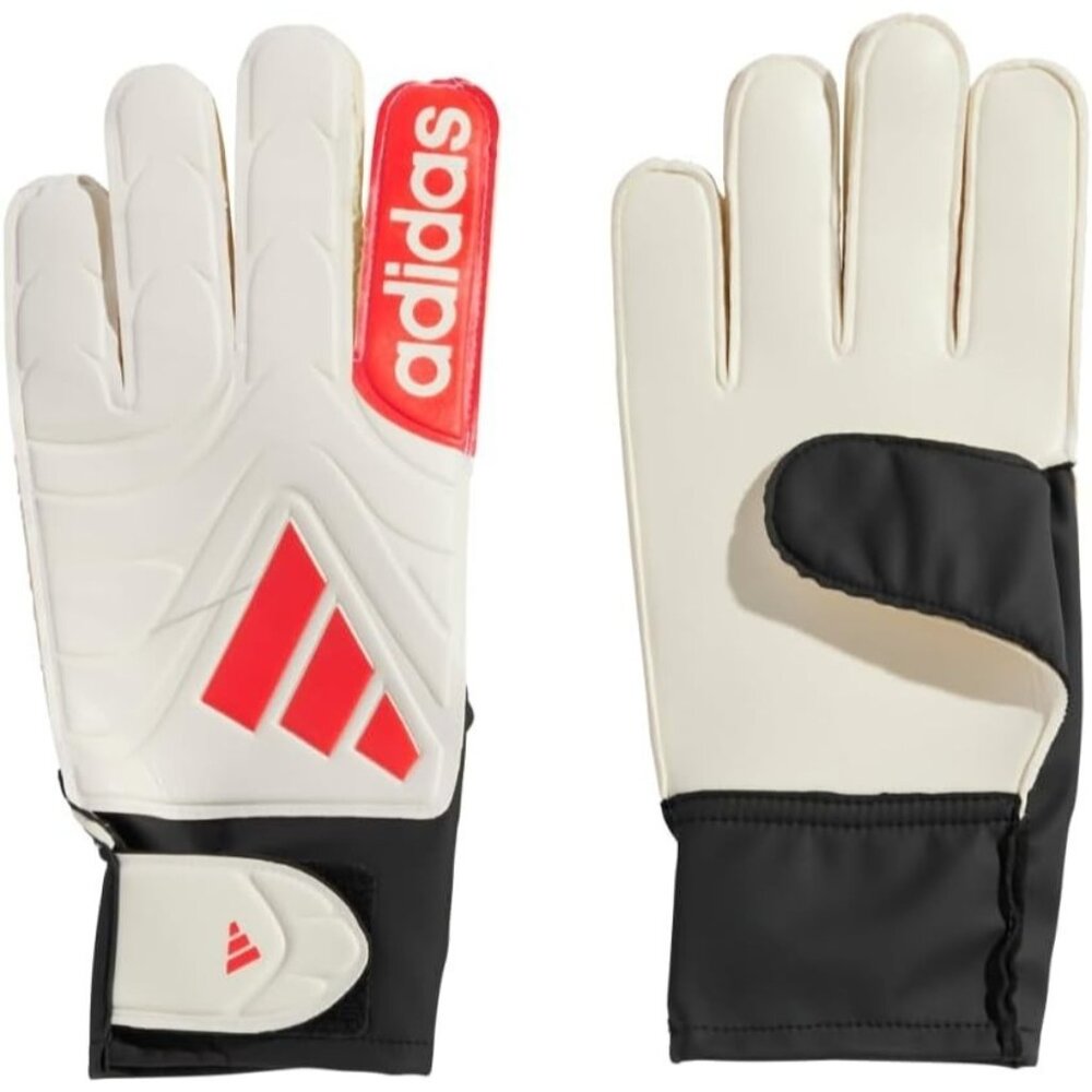 Adidas Copa Club Goalie Soccer Gloves White/Lucid Red/Black ( 10 )